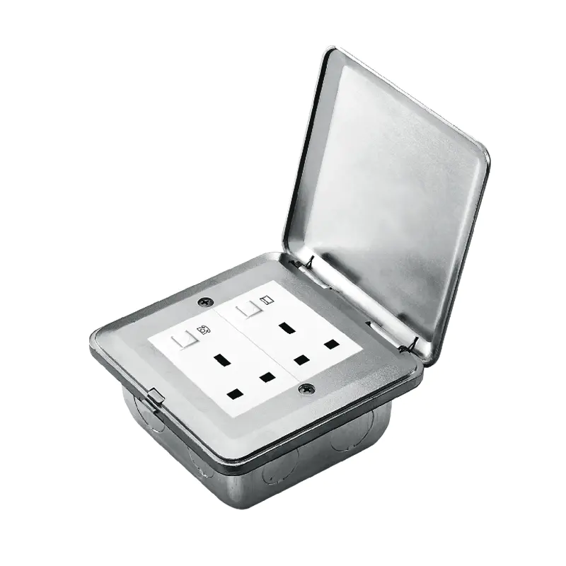 Stainless Steel Pop Up lanté outlet stop kontak Box